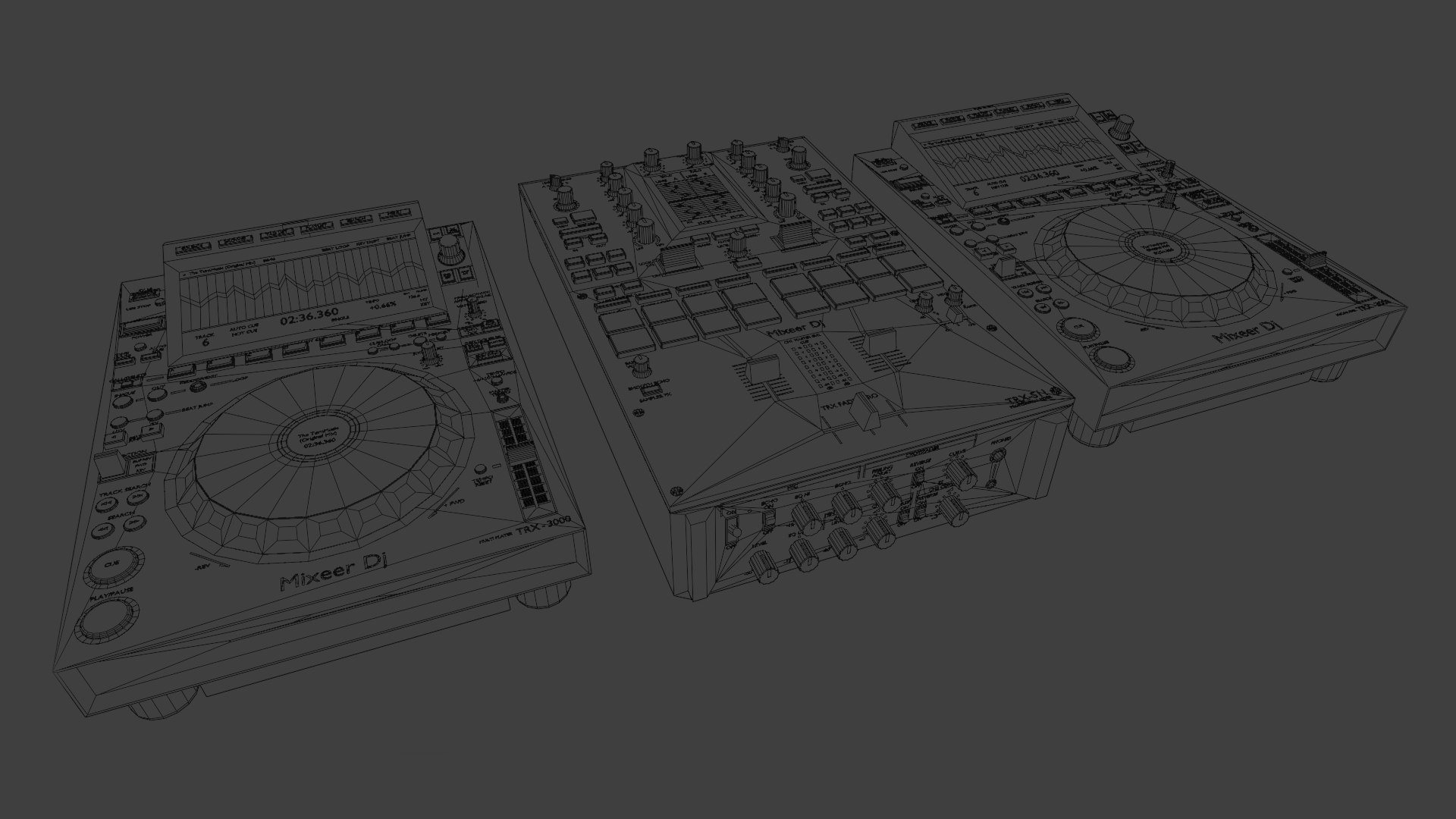 DJ Setup 2 3D https://p.turbosquid.com/ts-thumb/rt/fXwKiF/nV/screenshot14wire/png/1721132072/1920x1080/fit_q87/d0b8e2eed6c1cde9d8874690c46a1b9d96ad5f40/screenshot14wire.jpg
