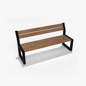 3D Bench model