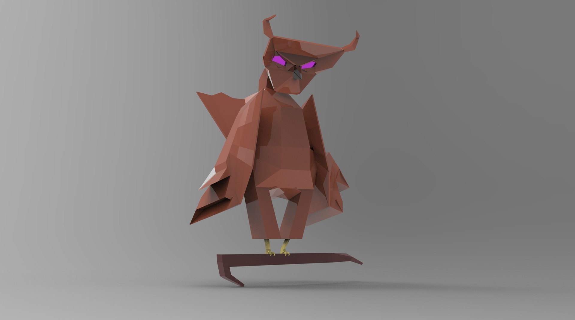 Demon Owl 3D - TurboSquid 1834747