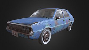 Abandoned Car 4 model