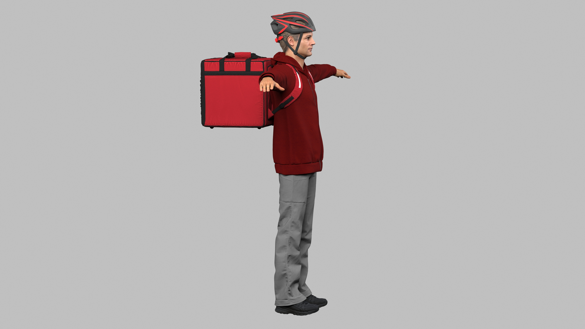 3D Delivery Bicycle Rider - TurboSquid 2042808