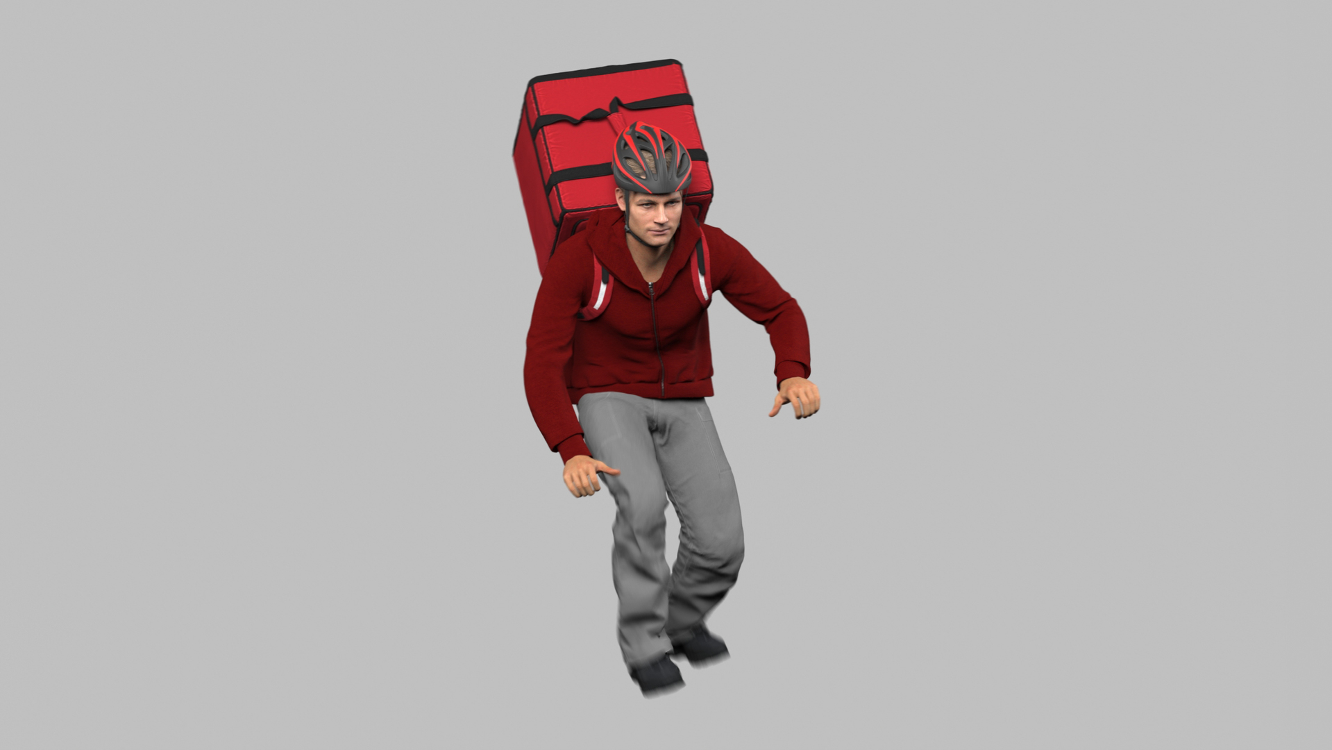 3D Delivery Bicycle Rider - TurboSquid 2042808