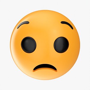 Emoji 065 Sad 3D model
