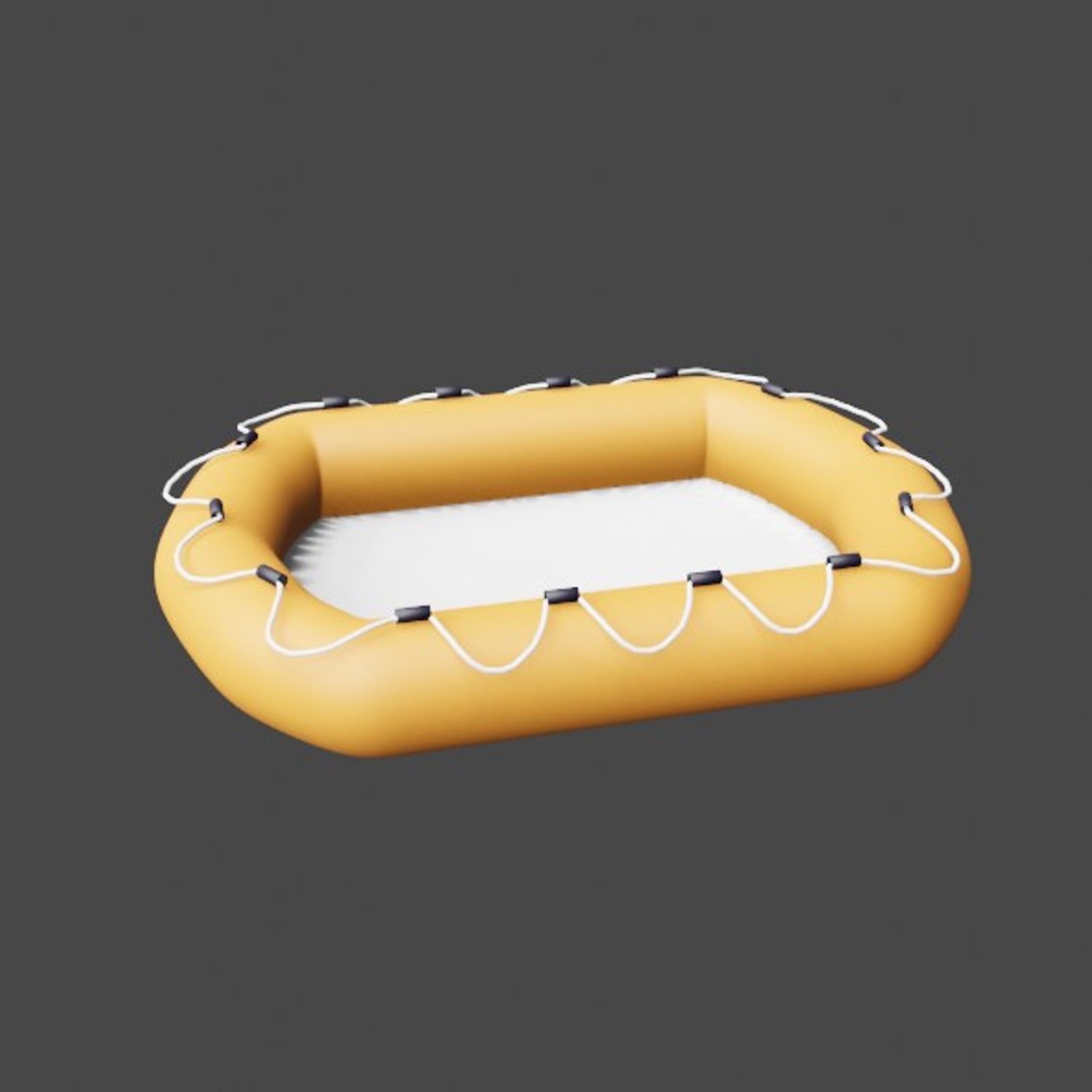 3D life raft - TurboSquid 1572956