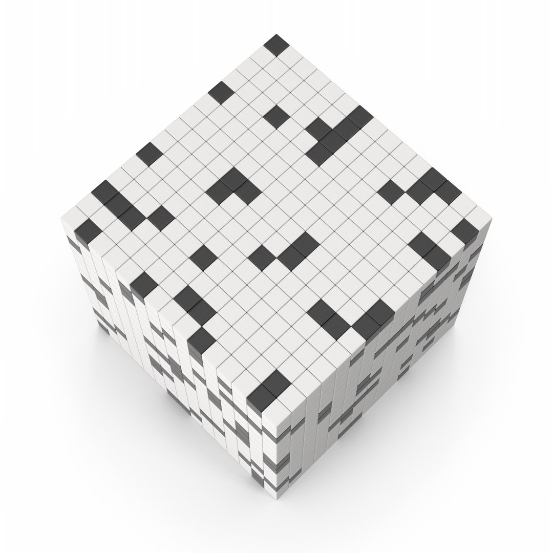 3D Crossword Puzzle Cube Model - TurboSquid 2229058