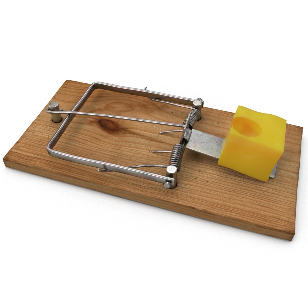 Mousetrap With Cheese 3D, Incl. set & bait - Envato Elements