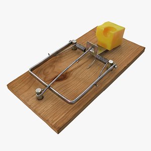 3d model mousetrap cheese