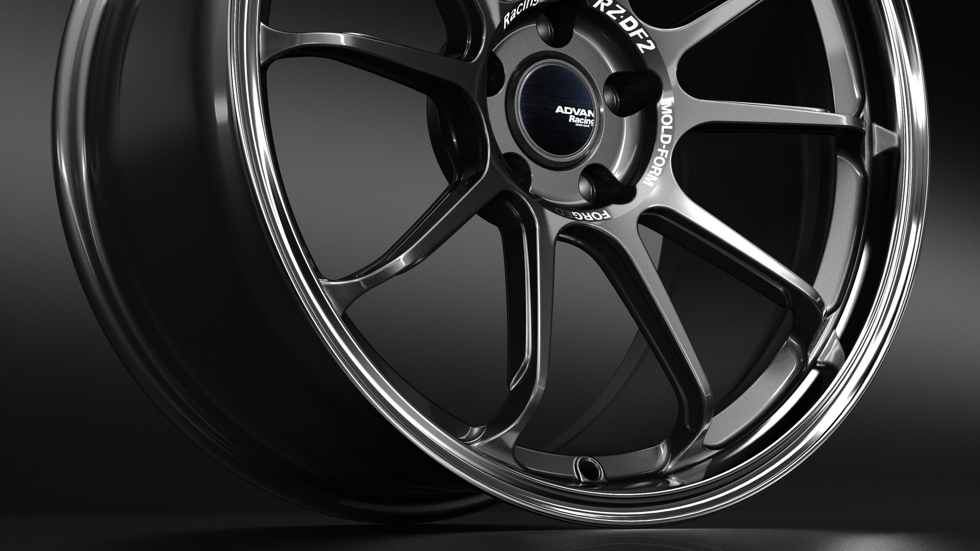 Yokohama Advan RZ-DF2 3D Model - TurboSquid 2248002
