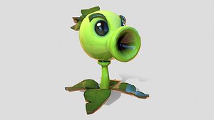 Peashooter - Pre-Alpha - Plants vs Zombies 3