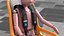 Child Crash Test Dummy in Thule RideAlong Safety Seat