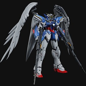 EW Wing Gundam 0 3D model