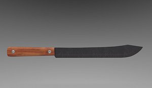 used machete 3D model