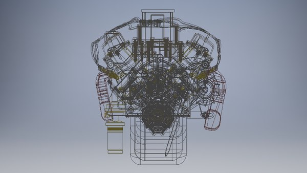 modelo 3d Conjunto de motor V8 modelo 3d - TurboSquid 2100200