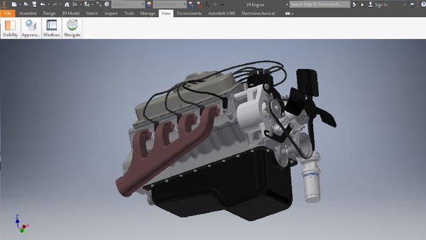 modelo 3d Conjunto de motor V8 modelo 3d - TurboSquid 2100200
