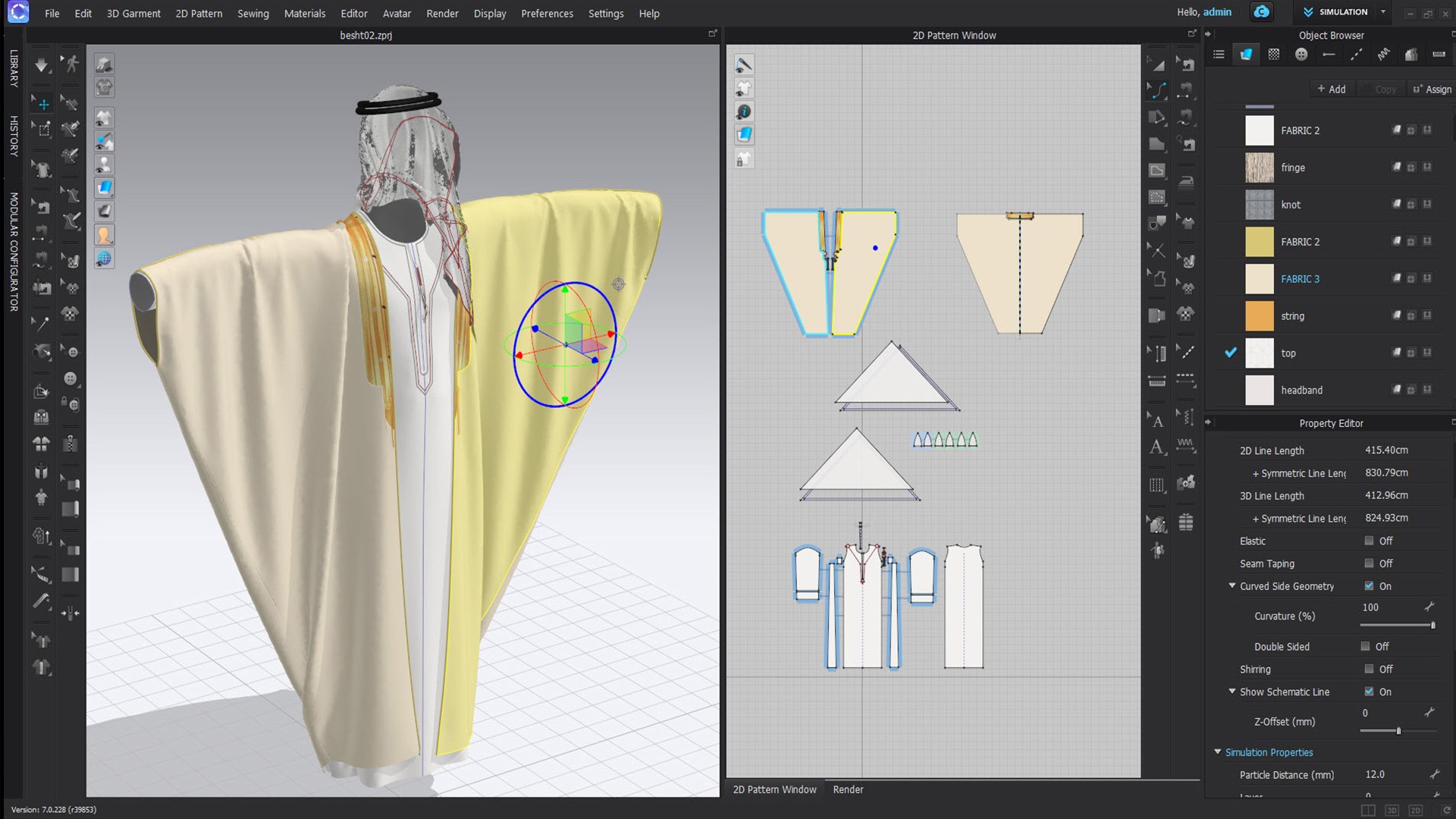 3D Model Men Arab Cloak- Beshit - Ghutra And Headband - Zprj ProjectOBJ ...