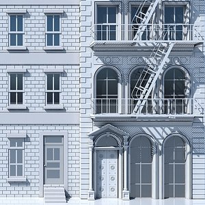 Commercial Building Facade 01
