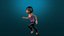 Cartoon Stilisierte-Kid-Teen-Baby-3D-Modell-Rigged
