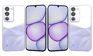 Realme C100 4G Triumphant Purple 3D model