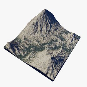 3D 2024 mountain vol1 4k 09 model