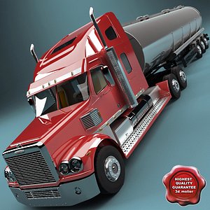 3ds freightliner coronado tank trailer