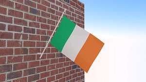 3D Flag of Ireland