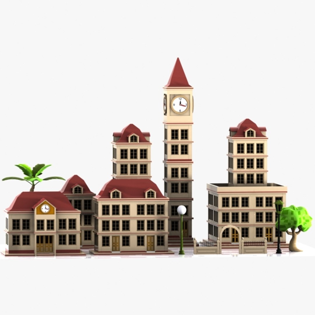Max Cartoon Building Toon