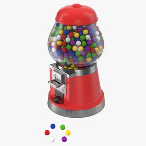 3d bubble gum dispenser