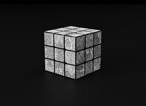 Rubik Cube With dbrand Robot Skin