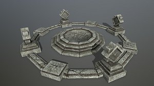 temple 3D model