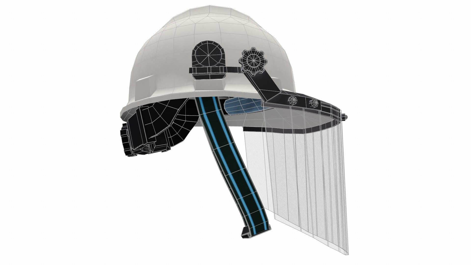 3D Faceshield Low Poly Model - TurboSquid 2391608