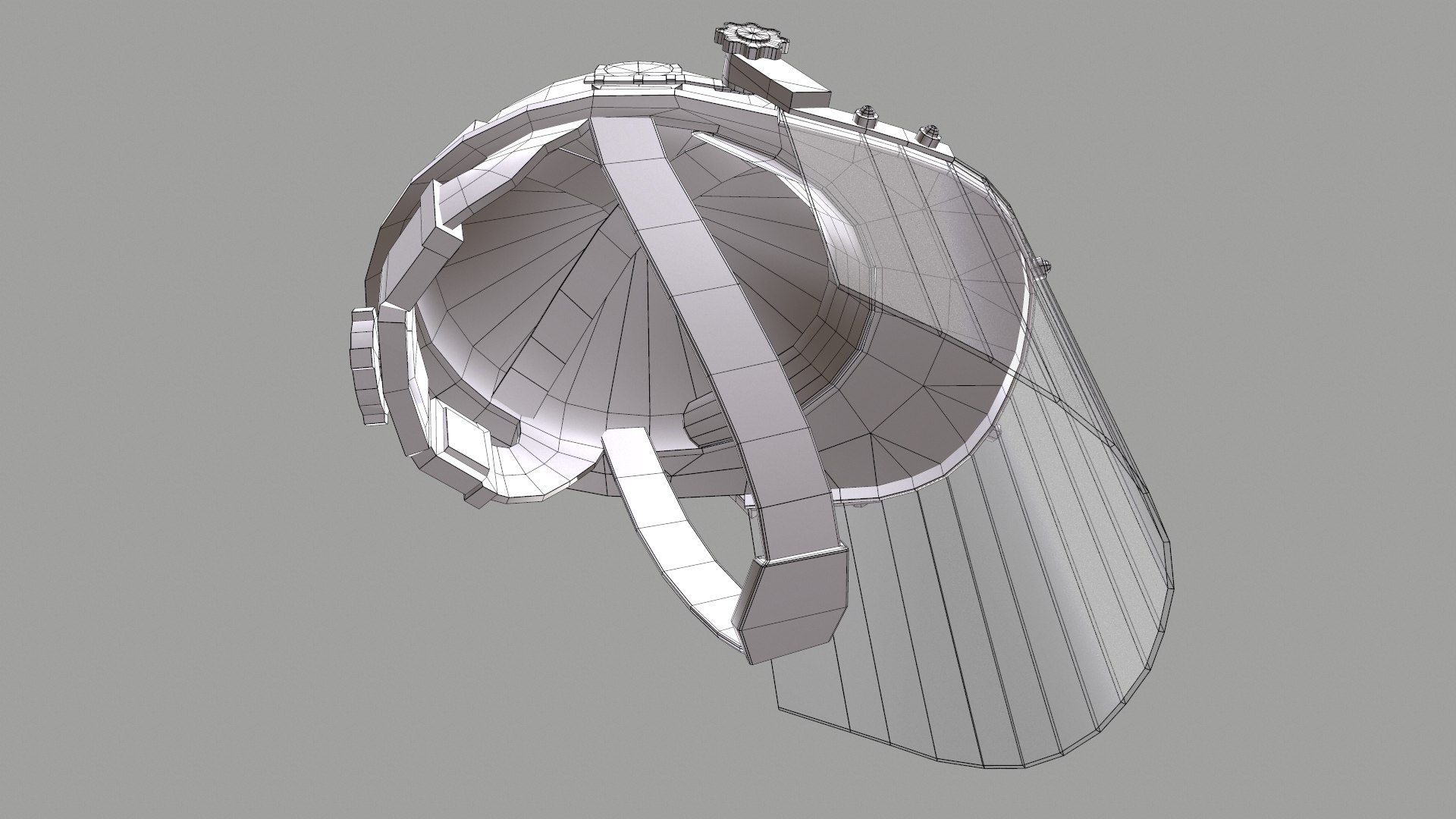 3D Faceshield Low Poly Model - TurboSquid 2391608