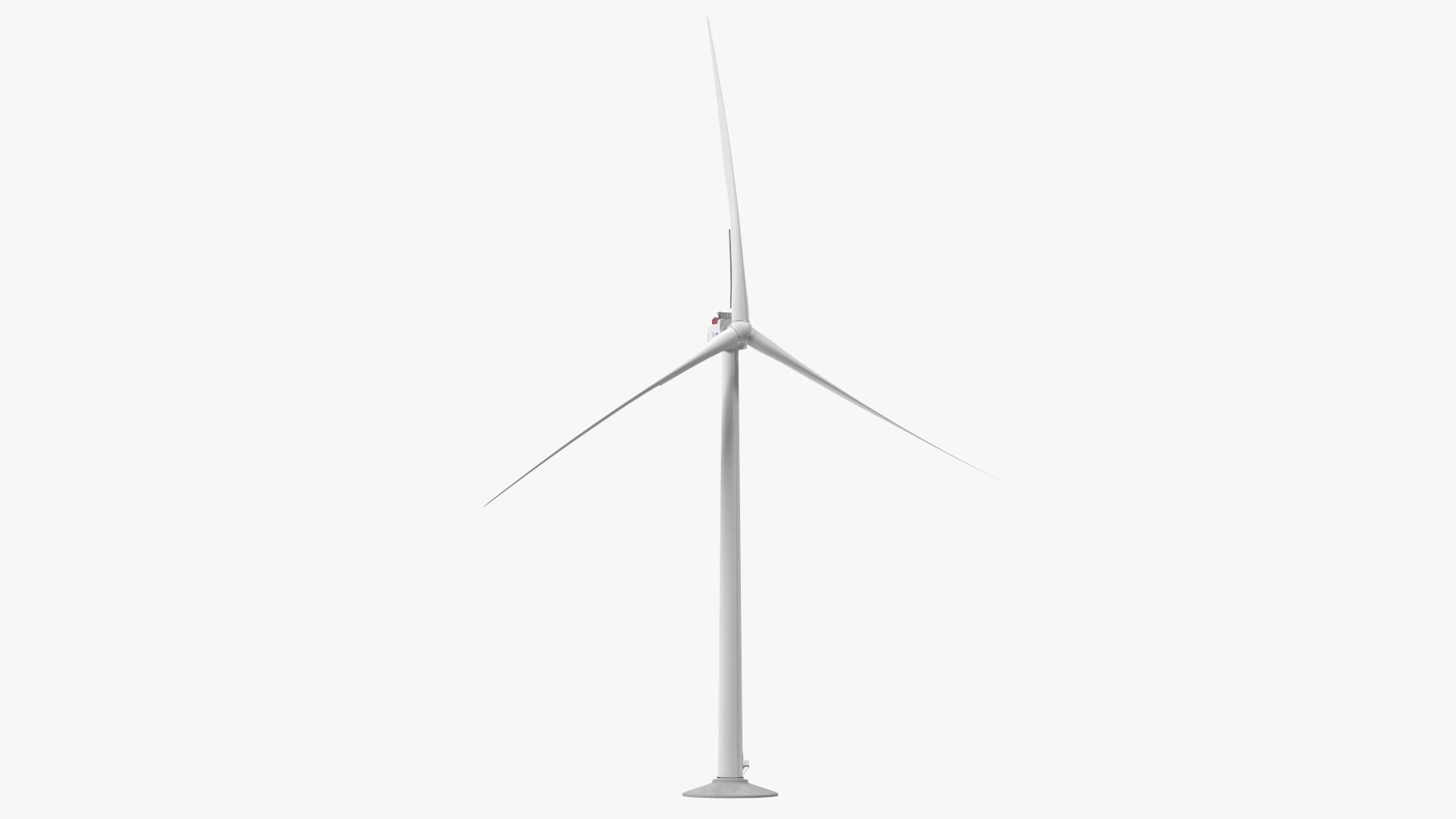 General Electric Haliade-X Offshore Wind Turbine 3D model preview