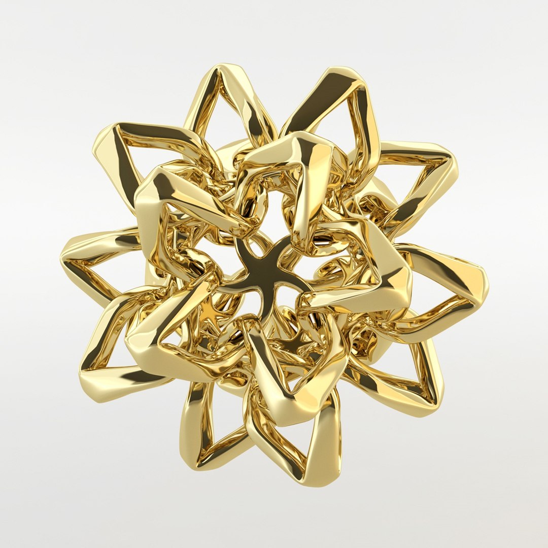 star flower 3d model