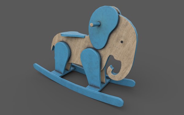 Elephant rocking clearance horse