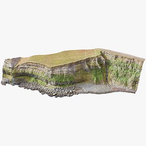 Coastal Cliff Formation - 3D PBR Model2