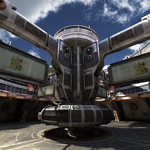 structure pit 3d obj