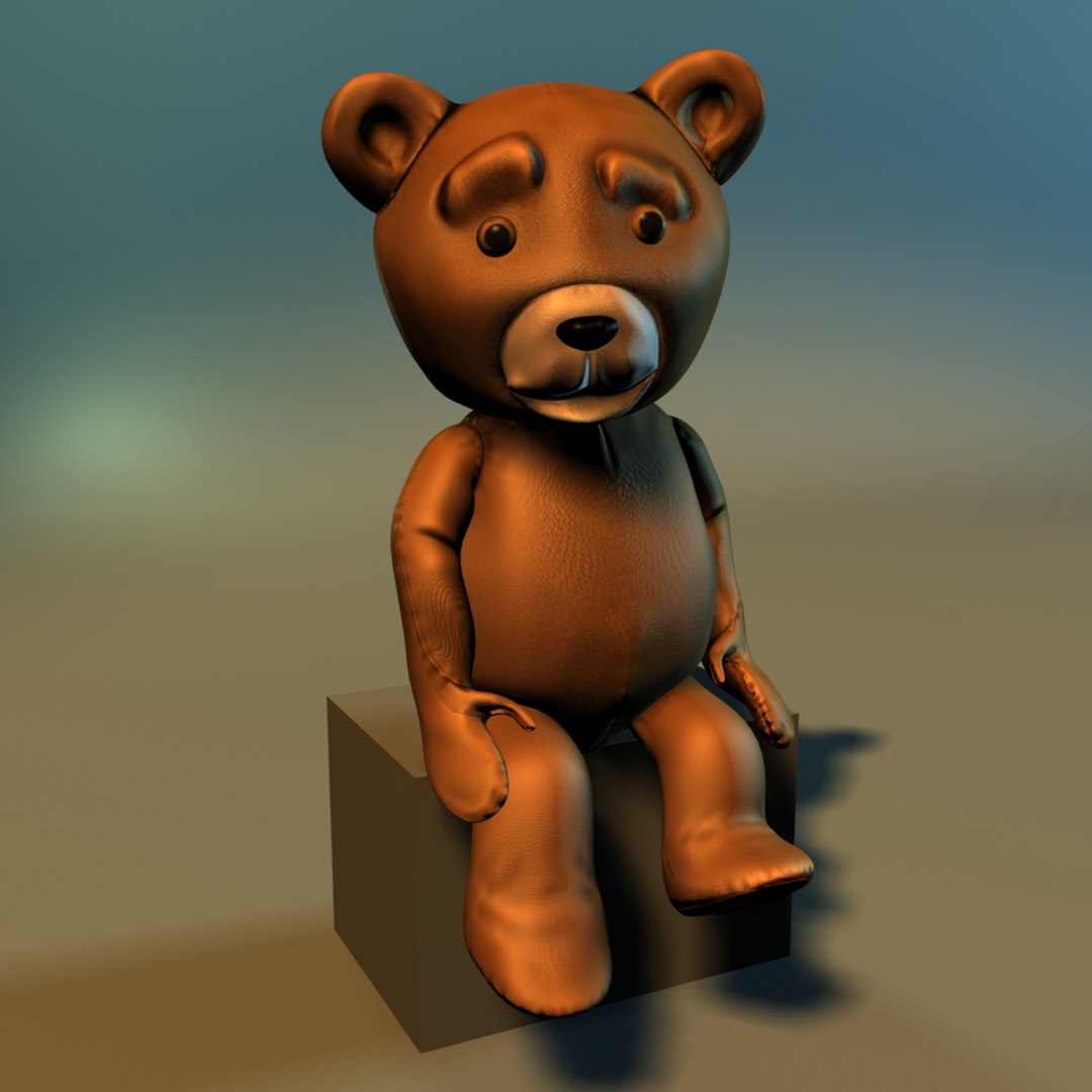 max teddy bear rigged