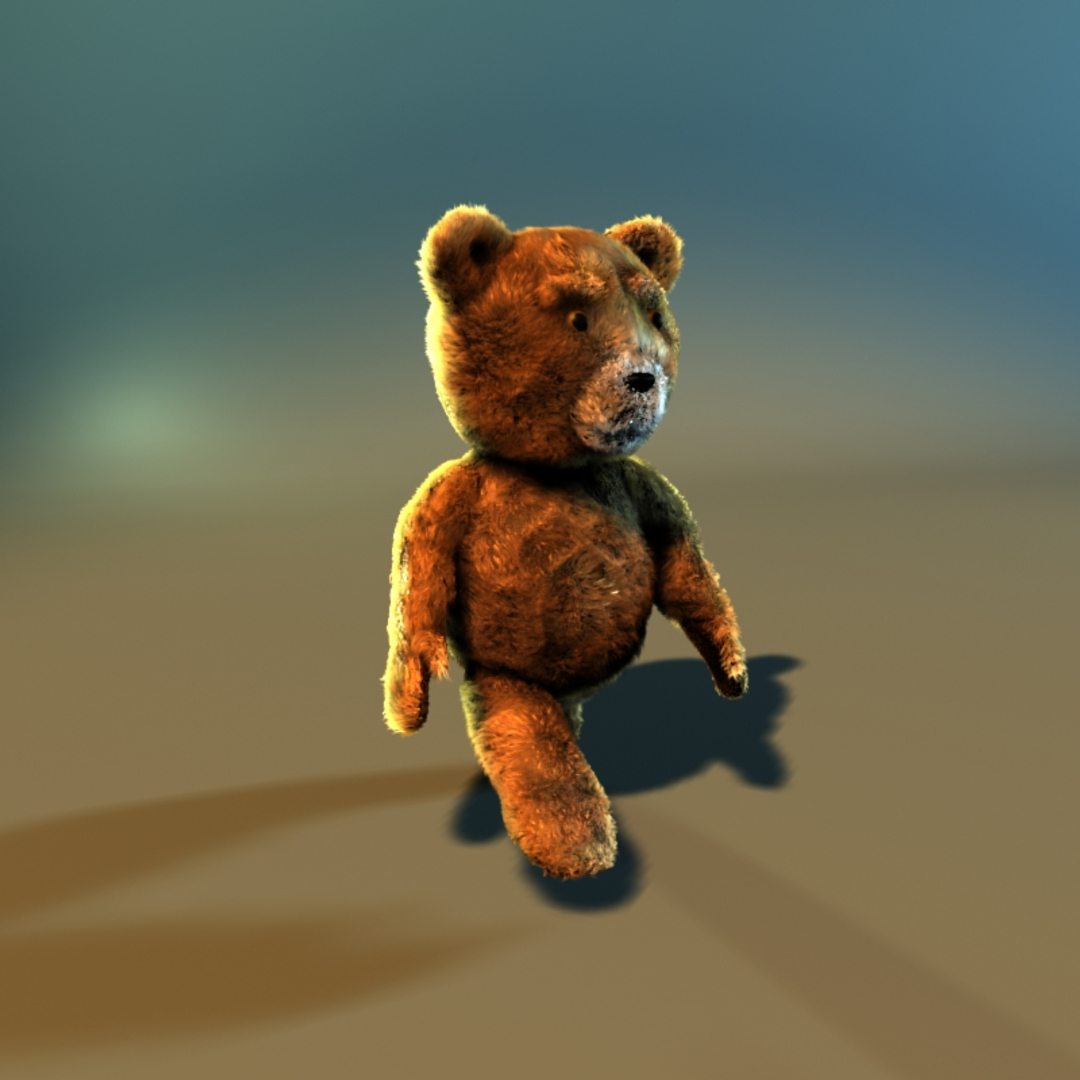 max teddy bear rigged