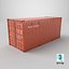 Intermodal Shipping Container 20-foot-long