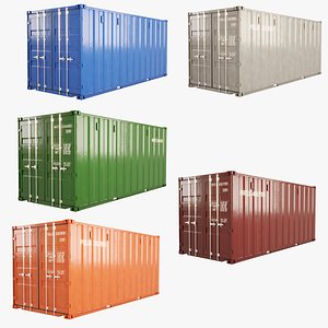 Intermodal Shipping Container 20-foot-long