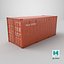 Intermodal Shipping Container 20-foot-long