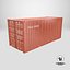 Intermodal Shipping Container 20-foot-long