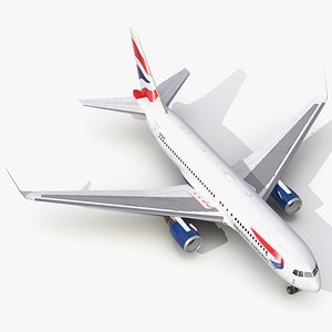 3ds boeing 767-200er british airways