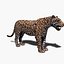 Jaguar réaliste (sans fourrure)