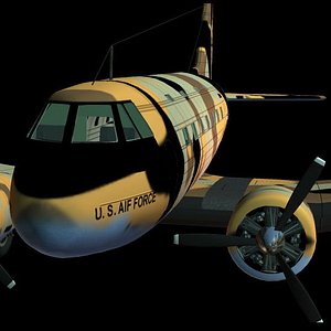 ww2 c47 dakota pzc47 3d model