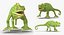 Rigged Lizards Collection 3 for Maya
