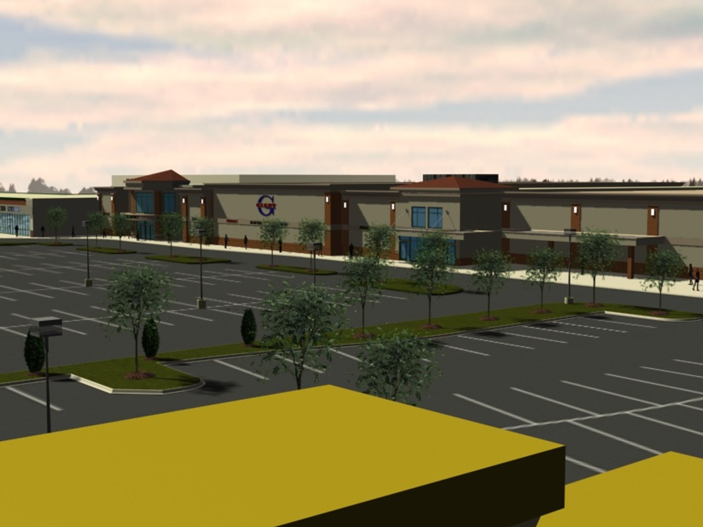 Store Facade 3d Max