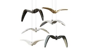 Suspended chandelier NIGHT BIRD Boris Klimok