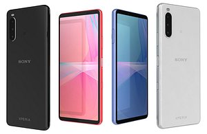 3D Sony Xperia 10 III All Colors Low Poly model