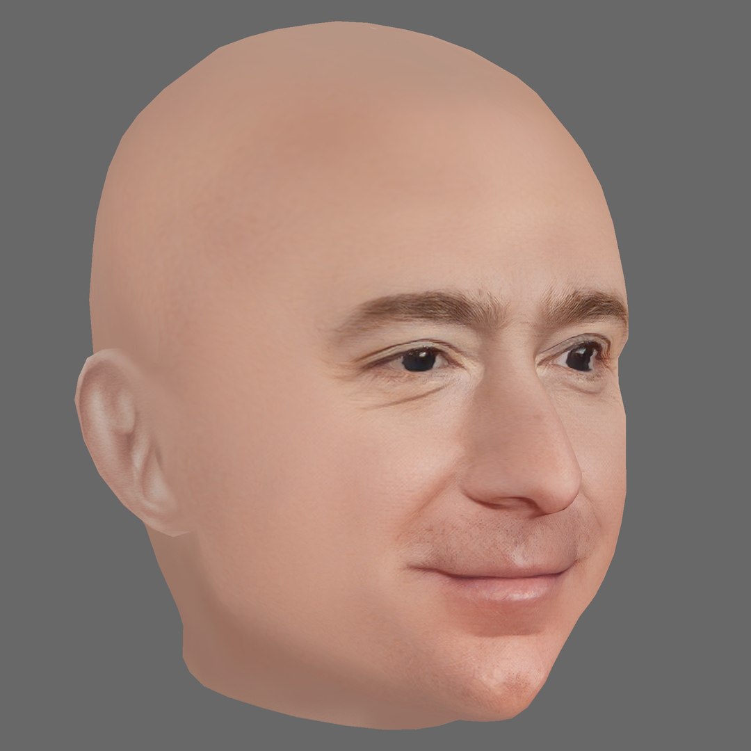 Jeff Bezos Head - Low Poly Head For Game 3D Model - TurboSquid 2213817